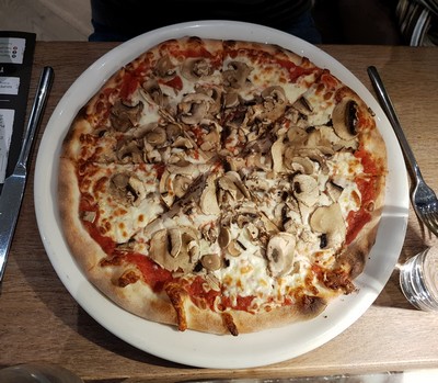 pizza funghi